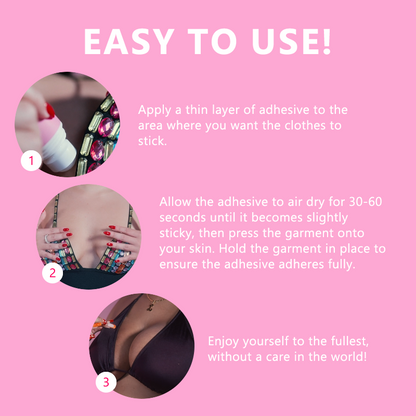 ✅Official Store | 𝓥𝒊𝒕𝙖𝙡𝒊𝙨𝙮𝙨 ®  Clothing adhesive| 💕Tightly attached to clothes, skirts, and long socks to prevent detachment