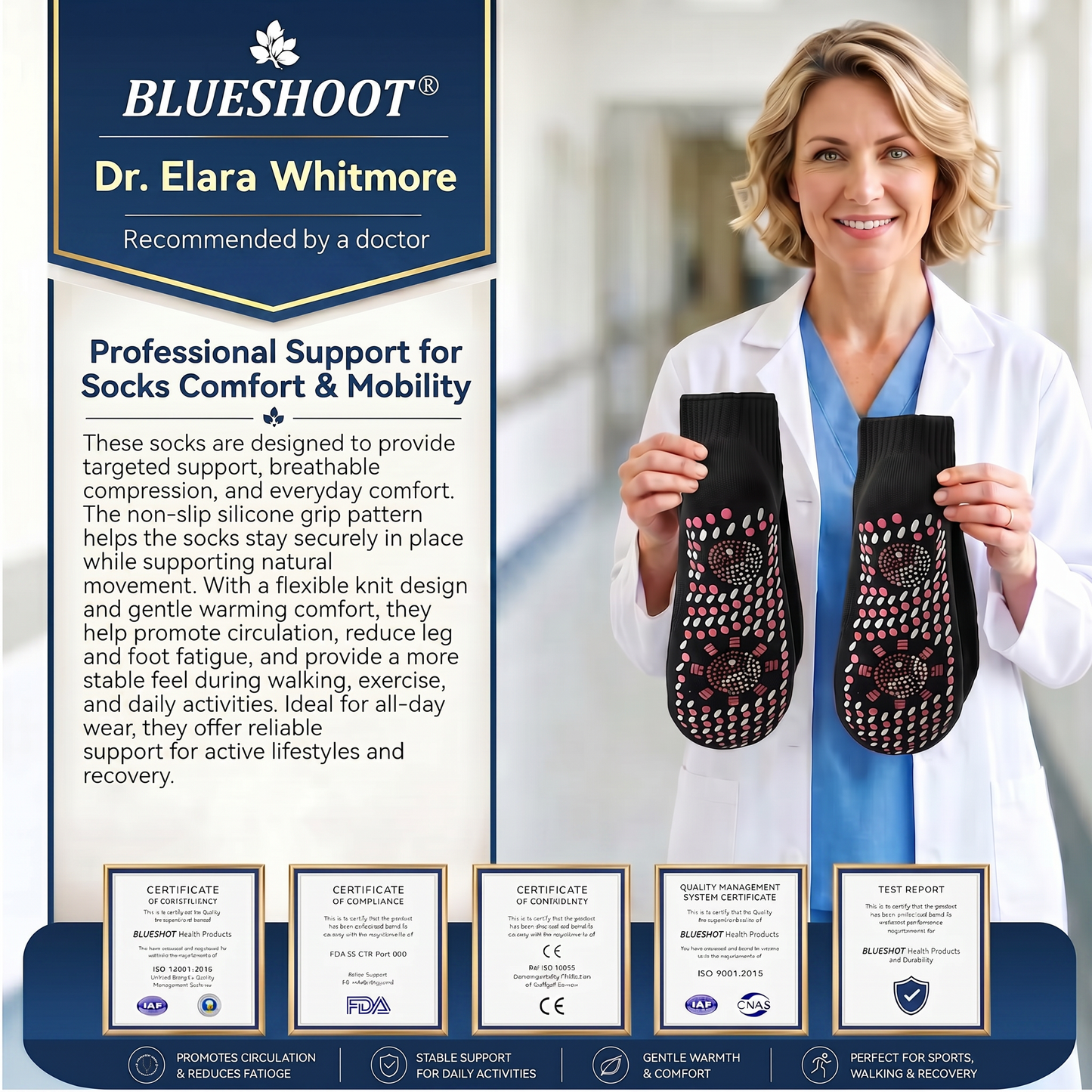 💕Official Store | BLUESHOT®2026  10-in-1 Moringa & Berberine Micro-Particle Sculpting socks|Burn fat, shape, promote blood circulation and metabolism, unclog lymph nodes|See results in 7 days