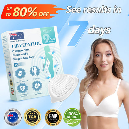 【Last Day Promotion 60% OFF🌟】🌟🌟𝐋𝑬𝘙𝐶𝘌𝘼® SMGT-GLP-1 𝐓𝐢𝐫𝐳𝐞𝐩𝐚𝐭𝐢𝐝𝐞 & 𝐂𝐨𝐥𝐥𝐚𝐠𝐞𝐧 𝐍𝐚𝐧𝐨 𝐌𝐢𝐜𝐫𝐨𝐧𝐞𝐞𝐝𝐥𝐞 𝐖𝐞𝐢𝐠𝐡𝐭 𝐋𝐨𝐬𝐬 𝐏𝐚𝐭𝐜𝐡丨Targets Obesity, Loose Skin, High Blood Pressure, Diabetes, Fatty Liver, Joint Pain, Brain Fog, Low Energy, Body Aches, and More