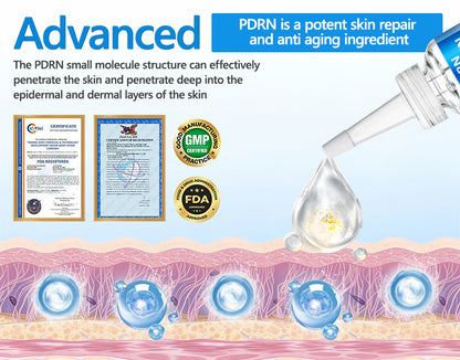 VITALISYS PDRN Anti-age & Firming Serum Natural Ingredients👩‍⚕Maintain Skin Elasticity,May Reduce Wrinkles，Improve Skin Moisture，Maintain Healthy Skin Structure，Multiple Anti-Aging Formulas️