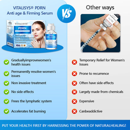 VITALISYS PDRN Anti-age & Firming Serum Natural Ingredients👩‍⚕Maintain Skin Elasticity,May Reduce Wrinkles，Improve Skin Moisture，Maintain Healthy Skin Structure，Multiple Anti-Aging Formulas️