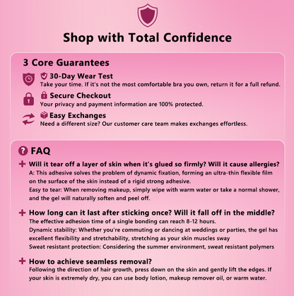 ✅Official Store | 𝓥𝒊𝒕𝙖𝙡𝒊𝙨𝙮𝙨 ®  Clothing adhesive| 💕Tightly attached to clothes, skirts, and long socks to prevent detachment