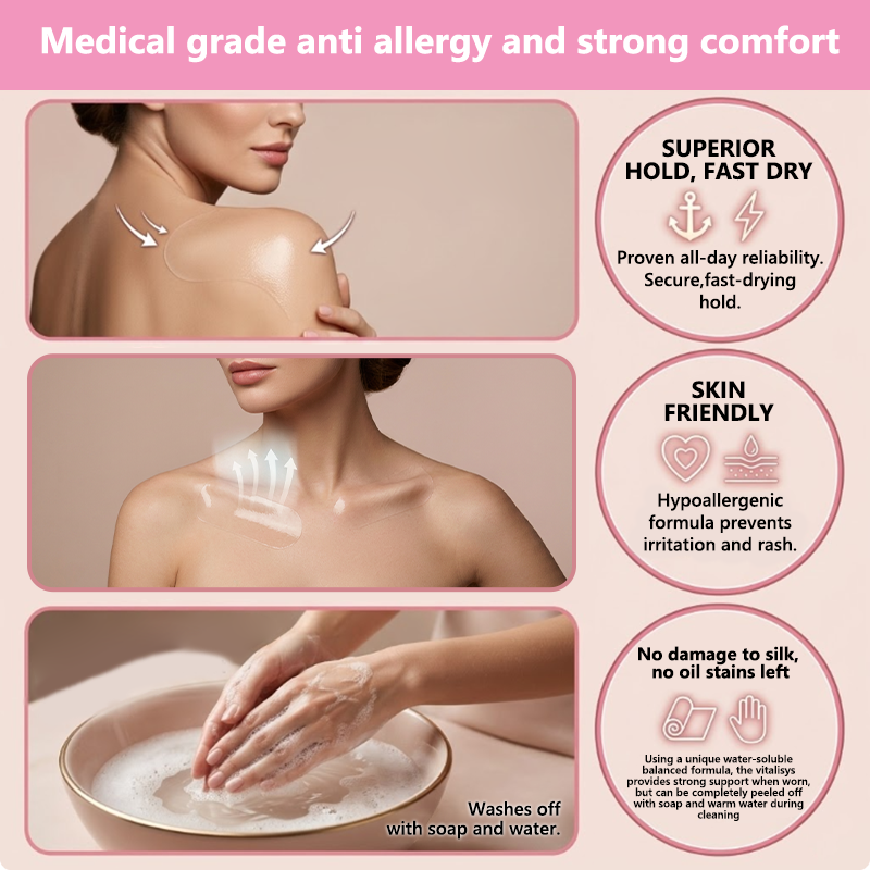 ✅Official Store | 𝓥𝒊𝒕𝙖𝙡𝒊𝙨𝙮𝙨 ®  Clothing adhesive| 💕Tightly attached to clothes, skirts, and long socks to prevent detachment