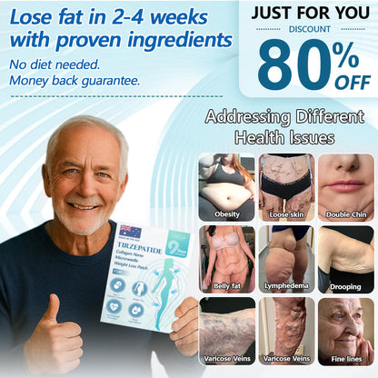 【Last Day Promotion 60% OFF🌟】🌟🌟𝐋𝑬𝘙𝐶𝘌𝘼® SMGT-GLP-1 𝐓𝐢𝐫𝐳𝐞𝐩𝐚𝐭𝐢𝐝𝐞 & 𝐂𝐨𝐥𝐥𝐚𝐠𝐞𝐧 𝐍𝐚𝐧𝐨 𝐌𝐢𝐜𝐫𝐨𝐧𝐞𝐞𝐝𝐥𝐞 𝐖𝐞𝐢𝐠𝐡𝐭 𝐋𝐨𝐬𝐬 𝐏𝐚𝐭𝐜𝐡丨Targets Obesity, Loose Skin, High Blood Pressure, Diabetes, Fatty Liver, Joint Pain, Brain Fog, Low Energy, Body Aches, and More