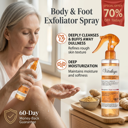 ✅Official Store | 𝓥𝒊𝒕𝙖𝙡𝒊𝙨𝙮𝙨 Keratin Care Kojic Acid Turmeric spray | Mild exfoliation spray, making the skin smoother, brighter and whiter | Suitable for all skin types of keratin care