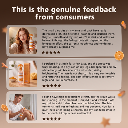✅Official Store | 𝓥𝒊𝒕𝙖𝙡𝒊𝙨𝙮𝙨 Keratin Care Kojic Acid Turmeric spray | Mild exfoliation spray, making the skin smoother, brighter and whiter | Suitable for all skin types of keratin care